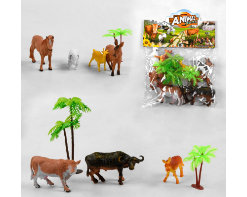 Тварини домашні ВF 6983-1 (96/2) 11 елементів, 8 тварин, аксесуари, у пакеті