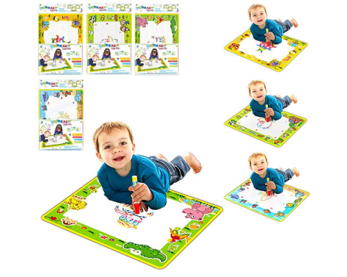 Килимок LT3942-43-44-45-1 для малювання водою, ручка 2 шт., 4 види, кул., 37-57,5-1 см.