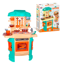 Кухня 5637 (3) підсвічування, звук, пар, 29 аксесуарів, "Technok Toys", в коробці