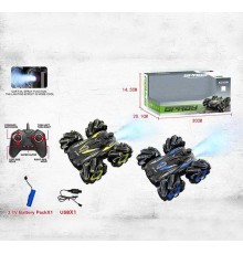 Машина на радіокеруванні 666-812 PA (24) 2 кольори, світло, парогенератор, обертання на 360°, пульт 2.4GHz, акум. 3.7V, в коробці
