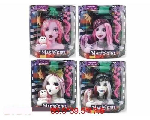 Голова ляльки "Monster High", 4 види, з аксес., у кор. 35х39х17 /12-2/ W0020/1-4 Голова ляльки "Monster High", 4 види, з аксес., у кор. 35х39х17 /12-2/ W0020/1-4