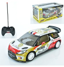 Машина 10449 радіокер.27МГц,Citroen DS 3 WRC,1:20,небит.корпус,гум.колеса,світло,бат.,кор.,30-14-15