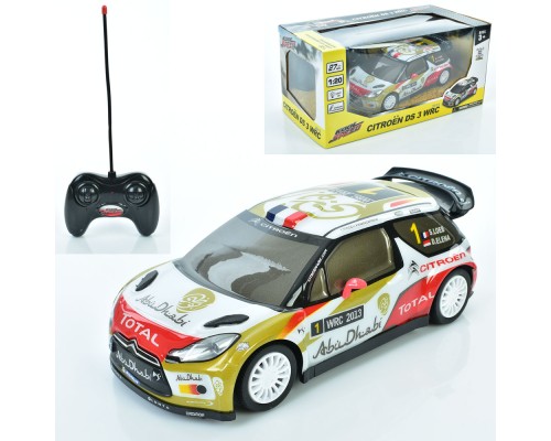 Машина 10449 радіокер.27МГц,Citroen DS 3 WRC,1:20,небит.корпус,гум.колеса,світло,бат.,кор.,30-14-15