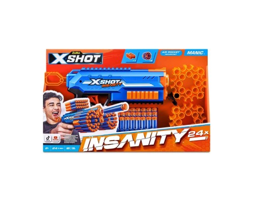 Швидкострільний бластер X-SHOT Insanity-Manic (24 патронів), 36603R