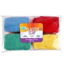 Elastic Clay 8 colors ТМ Lovin Набір для ліплення з повітряним пластиліном