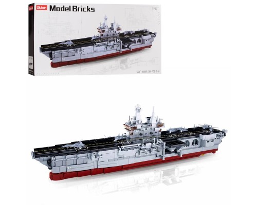 Конструктор SLUBAN M38-B0699 "Model Bricks": Військовий корабель (крейсер), 1:450, 1088дет.