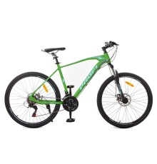 Велосипед 26 д.G26VELOCITY A26.1 алюм. рама 19", SHIMANO 21SP, алюм. DB, зелено-чорний.