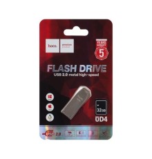 Флеш пам `ять USB Flash Drive Hoco UD4 32GB (Сталевий)