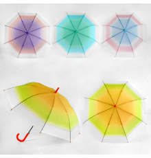 Парасолька C 54915 (60) 4 кольори, d=100 см, у пакеті, ВИДАЄТЬСЯ ТІЛЬКИ МІКС ВИДІВ
