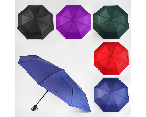Парасолька C 55066 (60) 5 кольорів, автомат,  d=100 см, у чохлі, в пакеті, ВИДАЄТЬСЯ ТІЛЬКИ МІКС ВИДІВ