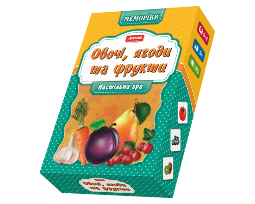 Гра настільна "Овочі, фрукти і ягоди" Ost