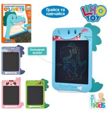 LCD планшет SK 0050 ABCD для малювання, кольоровий, 10дюймів, 4види, бат.(таб.), кор., 25-33,5-2 см.