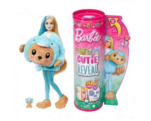 Лялька Barbie "Cutie Reveal" серії "Чудове комбо" – ведмежа в костюмі дельфіна