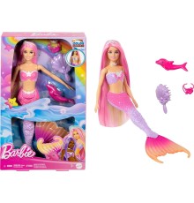 Лялька-русалка "Кольорова магія" серії Дрімтопія Barbie