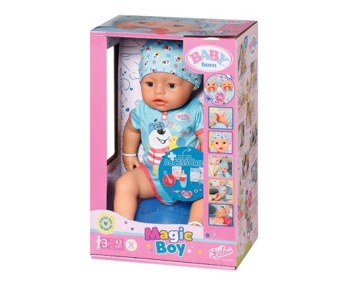 Лялька BABY BORN - ЧАРІВНИЙ ХЛОПЧИК (43 cm, з аксесуарами)