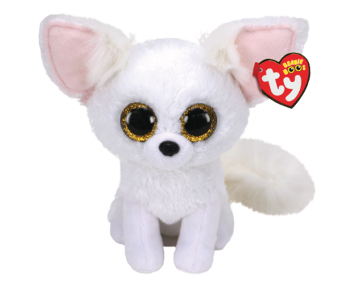 Дитяча іграшка м’яконабивна TY Beanie Boo's 36225 Біла лисиця "FENNEC" 15см