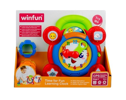 Сортер 0675-NL WinFun  годинник, рухомі дет., муз., світло, бат., кор.