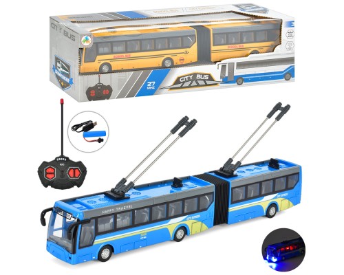 Автобус JC-044-45 радіокер., акум., USB, 2 кольори, світло, кор., 37,5-8-11 см.