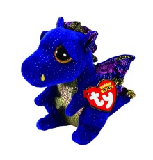 Дитяча іграшка м’яконабивна TY Beanie Boo's 36879 Дракон "SAFFIRE" 15 см, 36879