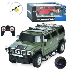 Джип 27020 радіокер., Hummer, 1:24, акум., гум. колеса, USB, 2 кольори, світло, кор.,28-11,5-14,5см.