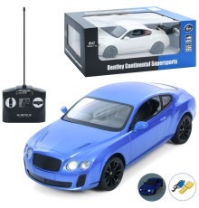 Машина 2048 радіокер.,Bentley GT Supersport Coupe,1:14,акум.,гум.колеса,USB,2 кольори,світло,кор.,45