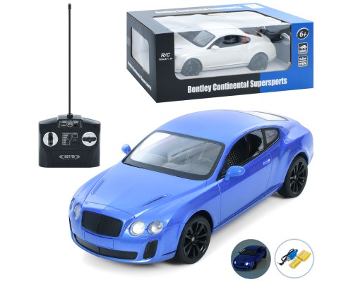 Машина 2048 радіокер.,Bentley GT Supersport Coupe,1:14,акум.,гум.колеса,USB,2 кольори,світло,кор.,45