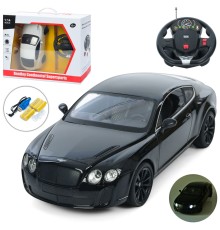 Машина 2048A радіокер., Bentley, 1:14, акум., гум.колеса, USB, 2 кольори, світло,кор.,48,5-39,5-18см