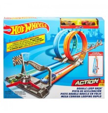 Портативний трек «Подвійна петля» Hot Wheels