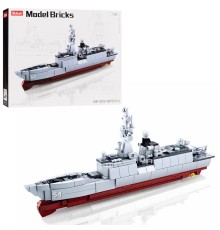 Конструктор SLUBAN M38-B0702 "Model Bricks": Військовий корабель, 1:450, 459 дет.