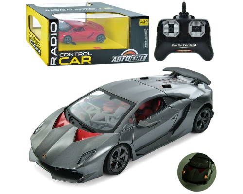 Машина AR-2315 АвтоСвіт,1:24,Lamborghini,радіокер.,2,4G,гум.колеса,2кольори,світло,бат.,кор.,31,5-14