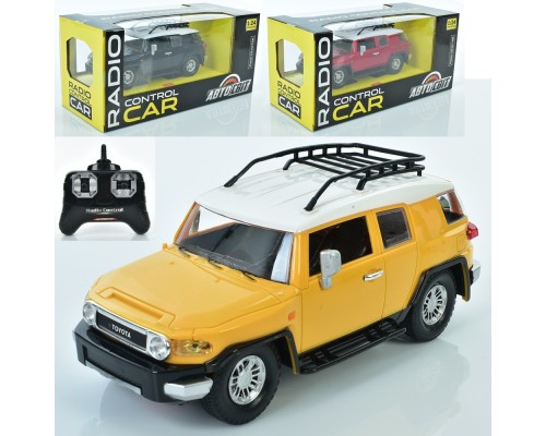 Джип AR-2316 АвтоСвіт,1:24,TOYOTA FJ CRUISER,радіок.2,4G,гум.колеса,3кольори,світло,бат.,кор.,31,5-1