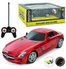 Машина AR-2324 АвтоСвіт,1:24,Mercedes-Benz SLS,радіокер.,акум.,світло,гум. колеса,USВ,2 кольори,кор.