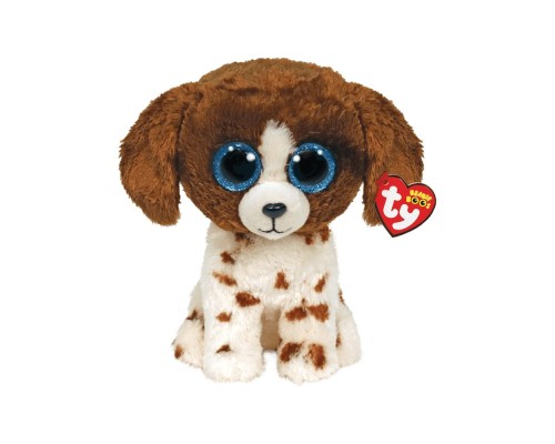 Дитяча іграшка м’яконабивна TY Beanie Boo's 36487 Цуценя "MUDDLES" 25см