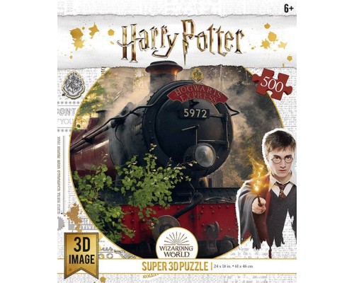 Пазли 32506 3D, Harry Potter, потяг, 61-46см., 500дет., кор., 21,5-26-5см.