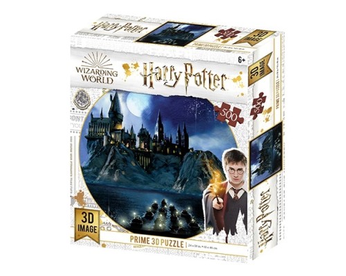 Пазли 3D 32515 Harry Potter, Хогвартс, 61-46см., 500дет., кор., 21,5-26-5см.