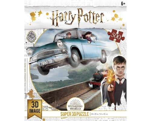 Пазли 3D 32512 Harry Potter, машина, Рон, 61-46см., 500дет., кор., 21,5-26-5см.