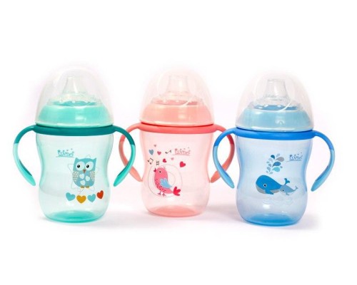 А 42 Поїлка-непроливайка с силіконовим носиком, серії "Premium", 260 мл.