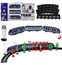 Залізниця 2802Y-1 довж. 220см., радіокер., локомотив 2шт., вагон, світло, бат., кор., 55-27-5 см.