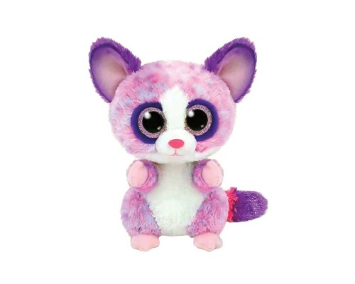 Дитяча іграшка м’яконабивна TY Beanie Boos 36395 Рожевий лемур "BECCA" 15 см