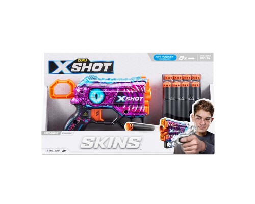 Швидкострільний бластер X-SHOT Skins Menace Enigma (8 патронів), 36515L