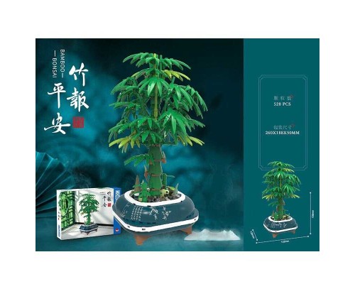 Конструктор 00389 (24) “Bamboo bonsai”, 528 деталей, в коробці