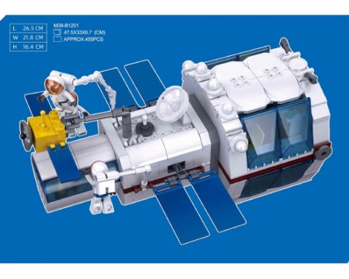 Конструктор SLUBAN M38-B1201 "Space": Космічний модуль, 502 дет.