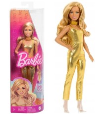 Лялька Barbie "Модниця" в золотистому комбінезоні