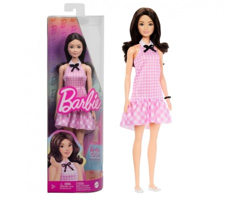 Лялька Barbie "Модниця" в ніжній сукні в клітинку