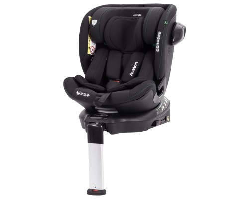 Автокрісло CARRELLO Avalon CRL-8805 Absolute Black i-Size 40-150см ISOFIX, поворот, опор.стійка /1/