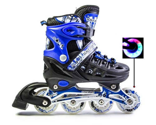 Ролики Scale Sports Blue LF 905, размер 29-33