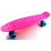 Penny Board Малиновый цвет Матовые колеса