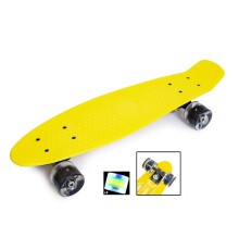 Penny Board Yellow Светящиеся колеса