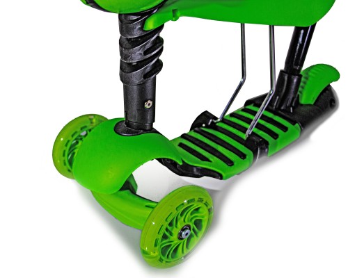 Самокат Scooter "Божья коровка" 5in1 Green