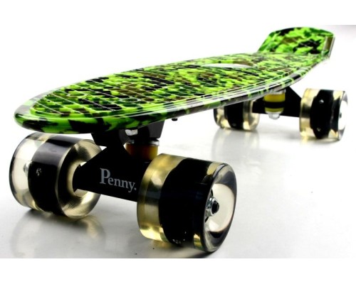 Penny Board "Military" Светящиеся колеса